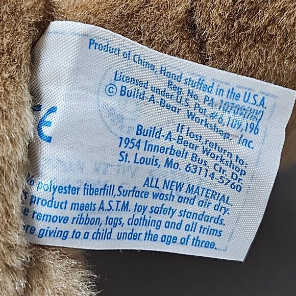 Build A Bear Dog 12 Inch Brown Puppy Plush Stuffed Animal Toy BAB - Picture 5 of 9